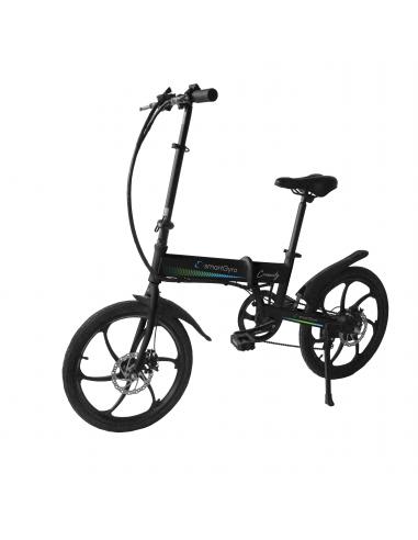 Perseguir Turbulencia lino Bicicleta eléctrica plegable smartGyro Ebike Crosscity Black