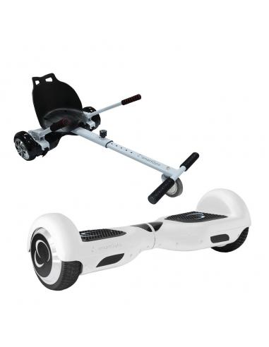 SmartGyro X1S white + GO KART PACK white