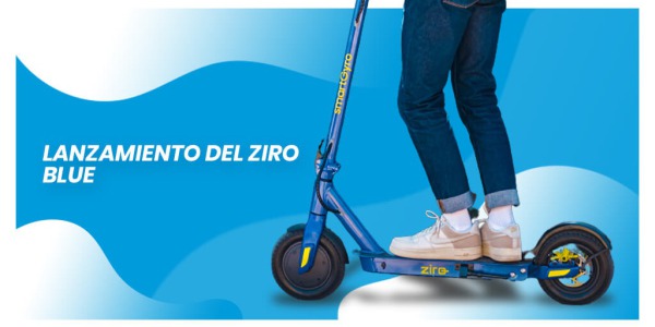Ligero, potente y plegable, Ziro Blue, el nuevo patinete eléctrico urbano de Smartgyro