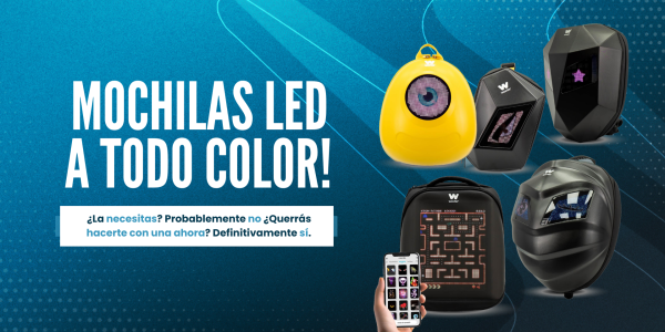 ¡LAS MOCHILAS LED QUE TODO RYDER NECESITA!