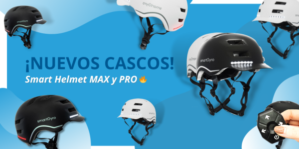 ¡DESCUBRE LOS NUEVOS CASCOS INTELIGENTES SMARTGYRO SMART HELMET MAX Y SMART HELMET PRO!