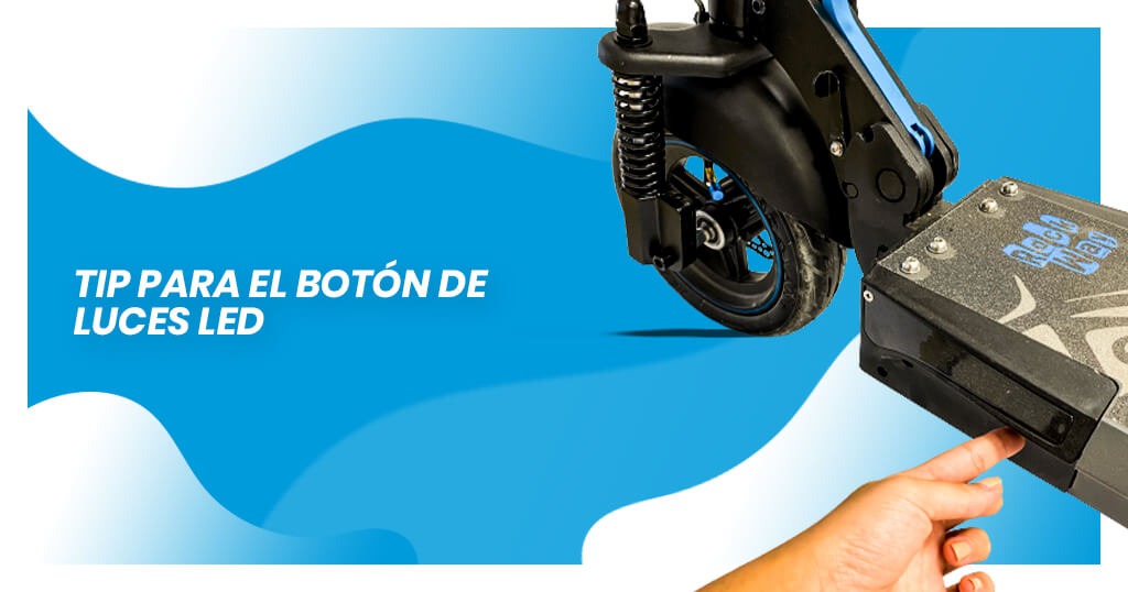 AJUSTE BOTÓN LUCES LED DE LA BASE DE UN PATÍN SMARTGYRO
